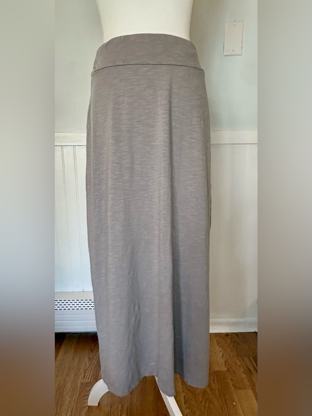 Columbia Sportswear Heathered Gray Knit Maxi Skirt - Size Medium